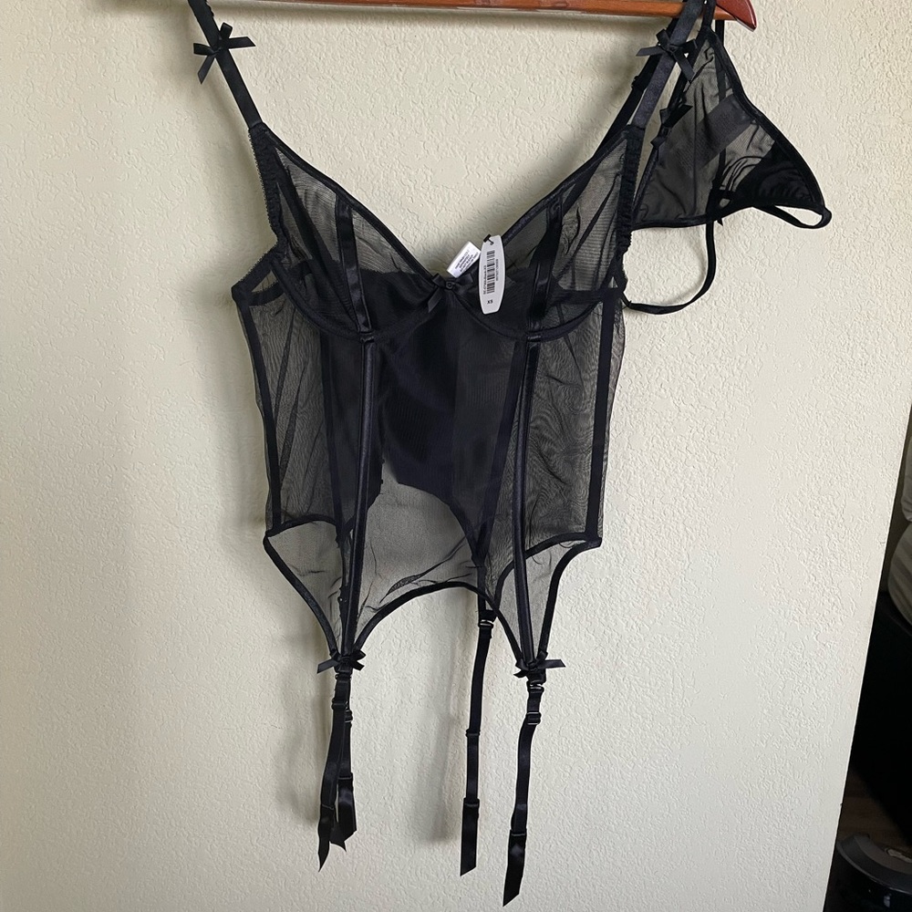 ❗️Corset Bodice Garter Set, Black XS NWT❗️❗️❗️💋